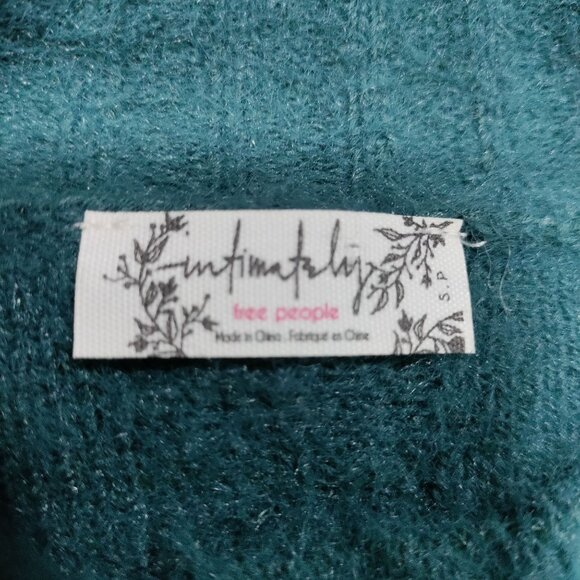 Free People Intimately Boho Keep Me Warm Knit Stretch Bodysuit Women's Small - Picture 6 of 14